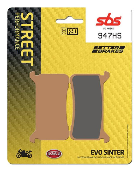 Juego de pastillas de freno SBS 947HS sinterizadas