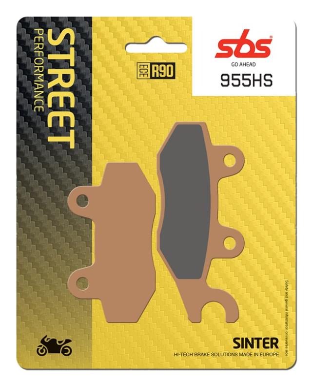 Juego de pastillas de freno SBS 955HS sinterizadas