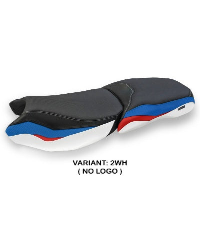 Funda Baceno Tappezzeria Italia para BMW R 1250 GS Adventure, blanco / azul / rojo, sin logo