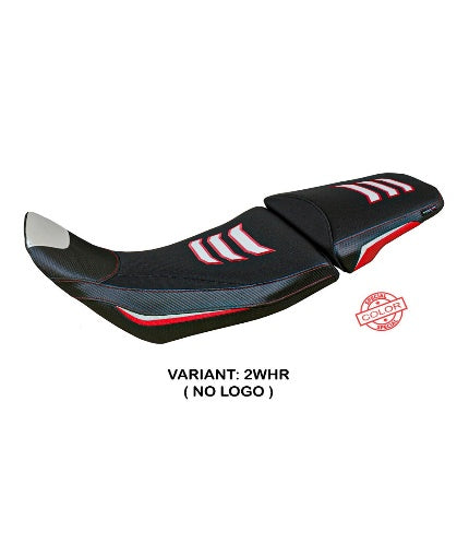 Funda Deline Special Color Tappezzeria Italia para Honda Africa Twin 1100, blanco / rojo, sin logo