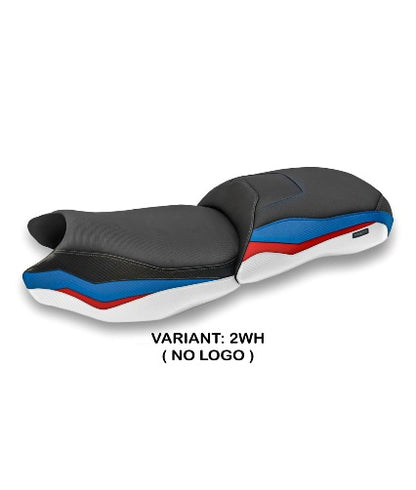 Funda Farah Tappezzeria Italia para BMW R 1250 GS, blanco / azul / rojo, sin logo